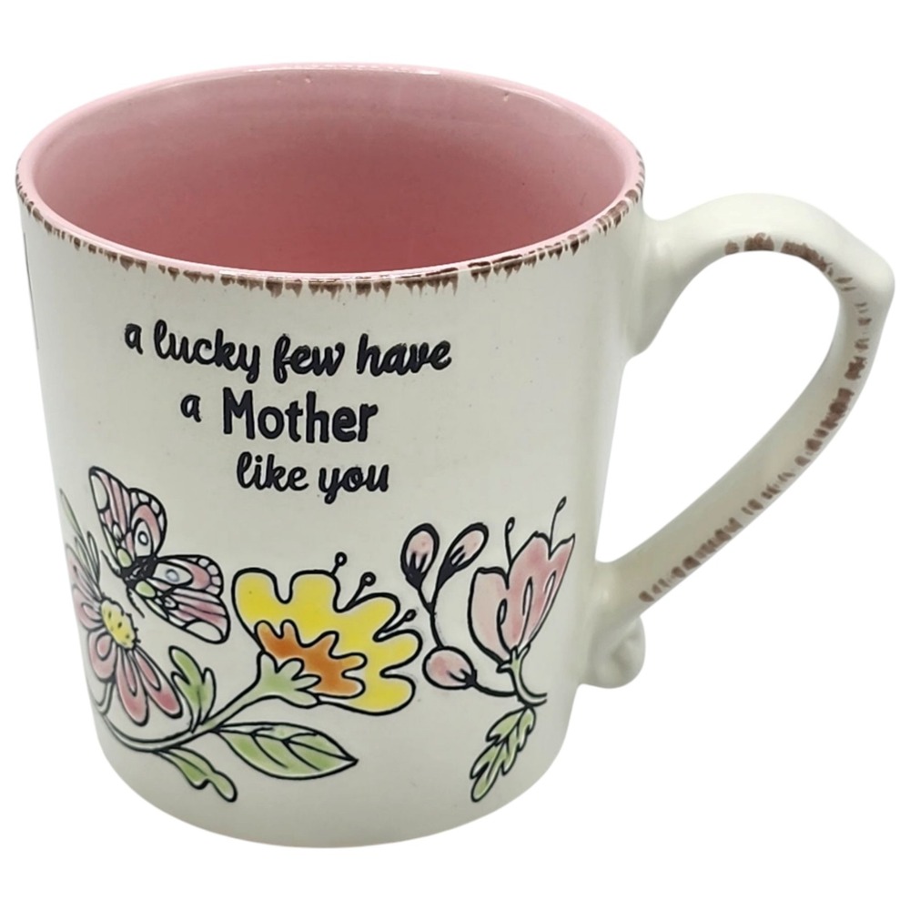 Spectrum Designz Mothers Day Hand Painted Floral Ceramic‎ Coffee Mug 16oz